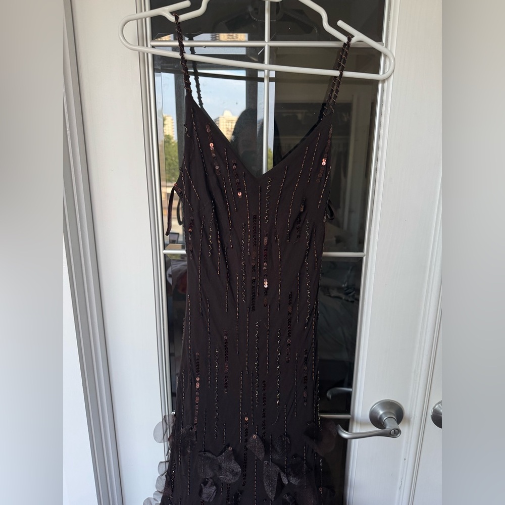 Xscape Vintage Sequin Maxi Dress - Picture 2 of 4